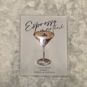 Espresso 🍸 Laminated Wall Print